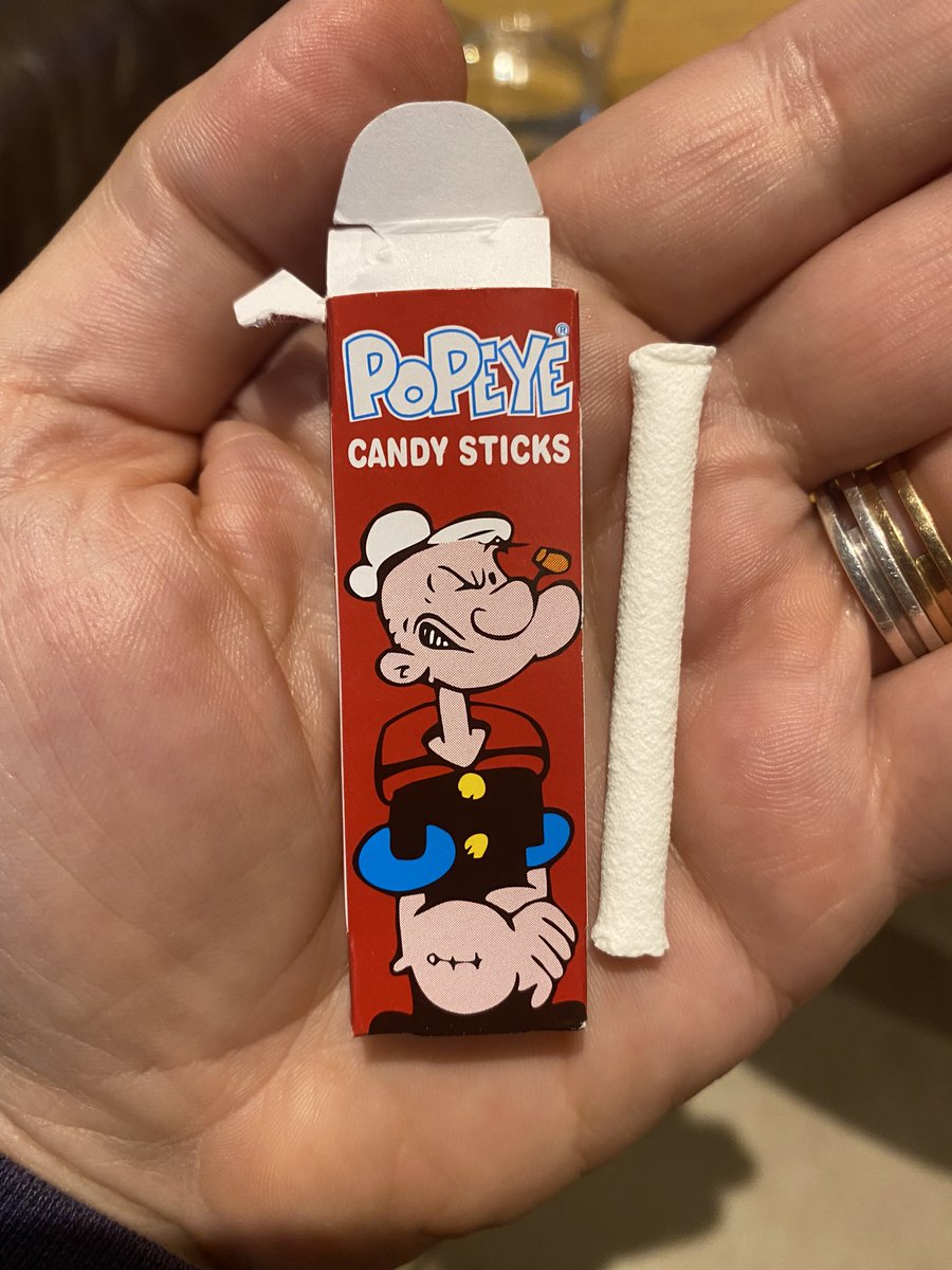 popeye cigarettes These Popeye candy sticks look suspiciously like the candy cigarettes you  could buy as a kid