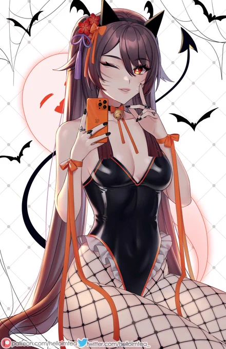Happy Halloween! #HuTao  #GenshinImpact  #原神 