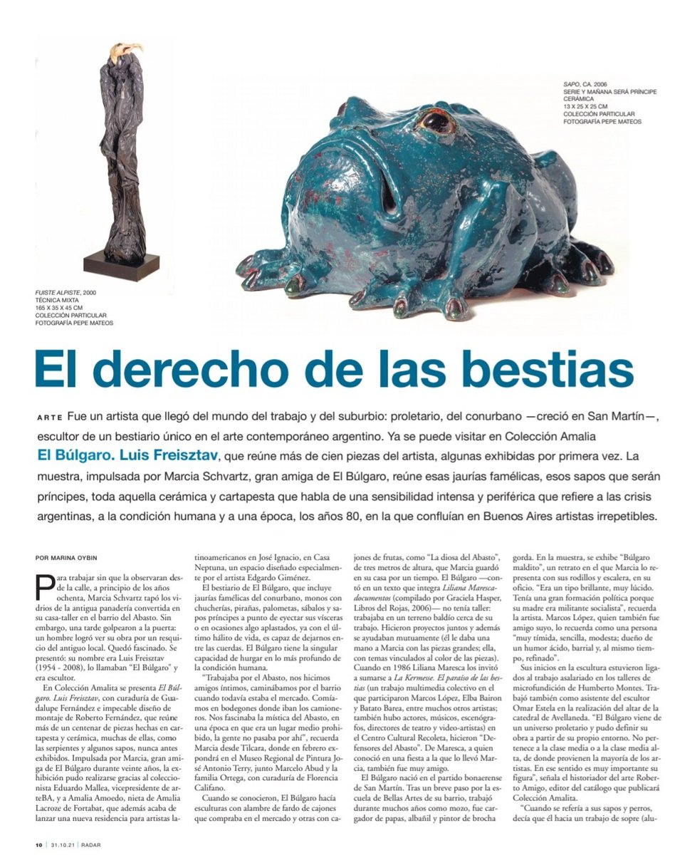 Aquí la versión papel de mi nota en Radar <a href="/pagina12/">Página|12</a>. Soy vintage: adoro el papel El Búlgaro en <a href="/Col_Fortabat/">Colección AMALITA</a>