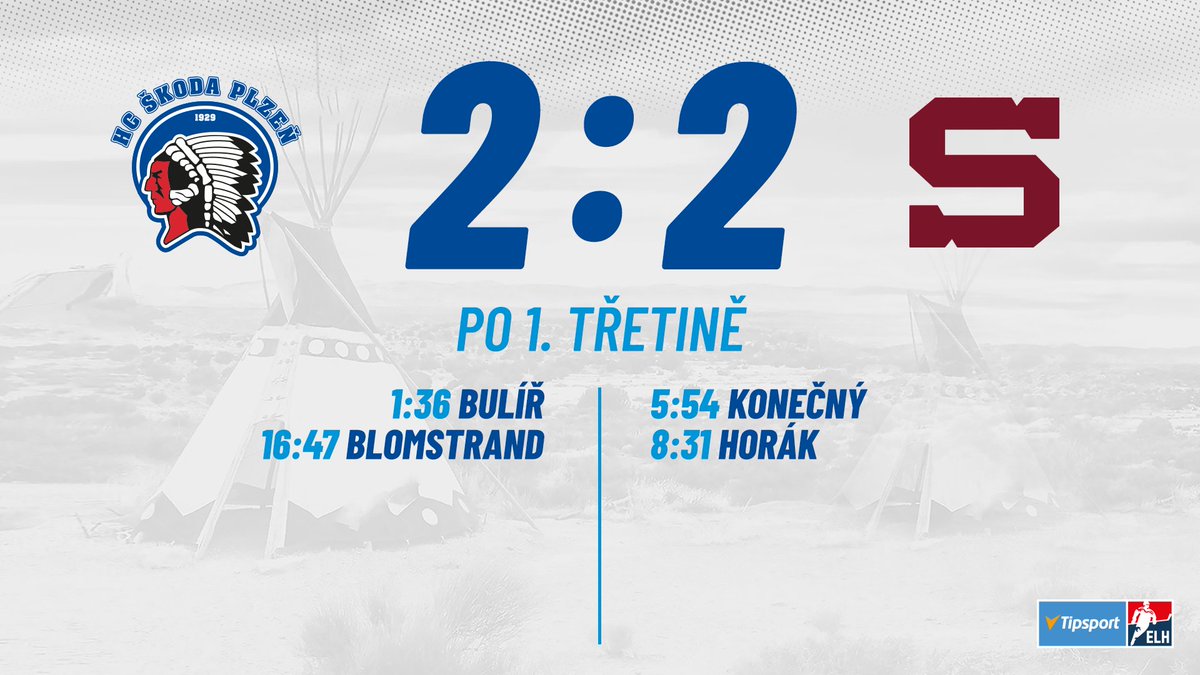HC_Plzen's tweet photo. Po první třetině dnešního utkání platí nerozhodný stav! ✊ #PLZvSPA #TELH https://t.co/F2iHTVWqHr