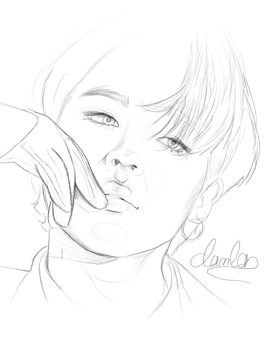 Jimin Sketch 🥺✨

#jimin #BTS #btsfanart 
