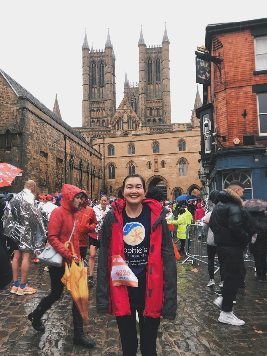 KataleyaOrr's tweet photo. Ran the Lincoln City 10K on the one of the wettest days of the year 🏃‍♀️🎉 My fundraising page for a children's cancer charity Sophie's Journey is also still open https://t.co/j48pQCZHXM Half marathon next year? https://t.co/8uKkWDm0id