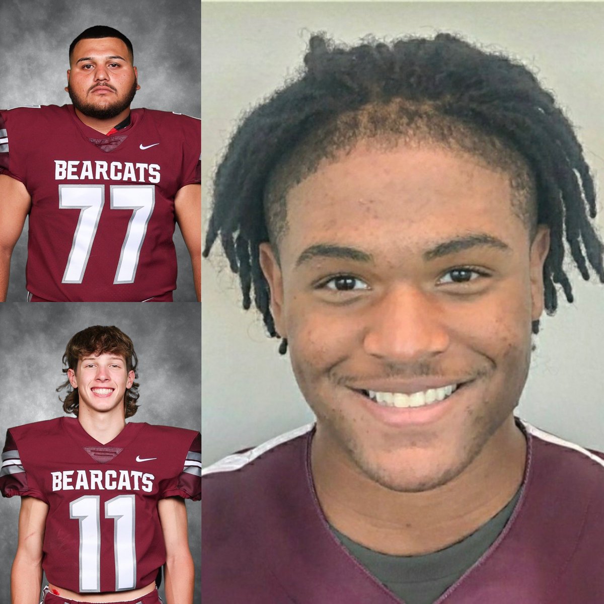 SHBearcatFB's tweet photo. Bearcat POG

DPOG - @connor7clark @logxnwilliams @Armando52011135 

Specials POG - @CasselberryDane @connor7clark 

Blockers of the Game - @nolbert_sibrian @Daniel29Clark91 

Congratulations and thank you for leading the charge! #WeWillWin #BAL https://t.co/r11vtFrYiu