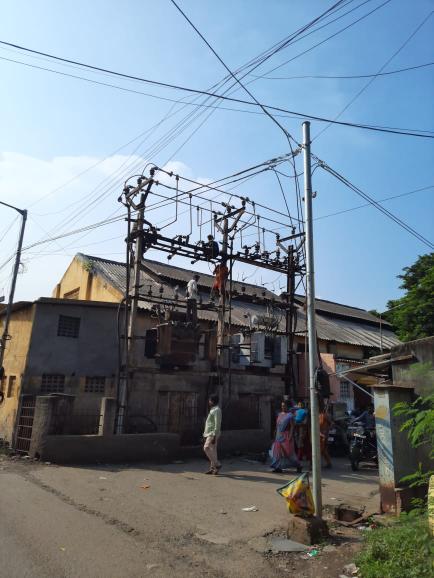 Structure maintenance at Balakrishna Street 3PS in AE/NEW WASHERMENPET, Tondiarpet division.