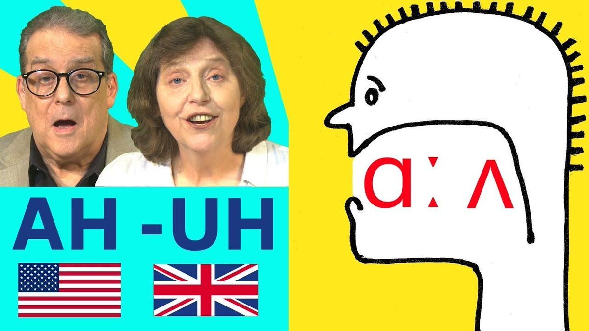 VickiVideos's tweet photo. 2 tricky vowel sounds in British and American English - AH and UH. Get these right and you won't have to worry about pronouncing 'can't' again. https://t.co/cJvBjxJ0hL #pronunciation #ESL #LearnEnglish https://t.co/fhVRckVzbz