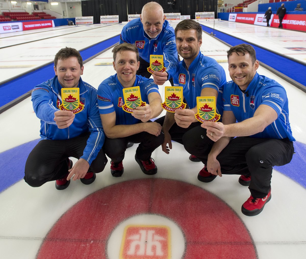 CurlingCanada's tweet photo. Next stop: Saskatoon! @TeamJGunns clinches berth in the @TimHortons Curling Trials with a victory at the @home_hardware Pre-Trials in Liverpool! Here's our report: https://t.co/AjFkTvjHPA https://t.co/YHWUZFasye