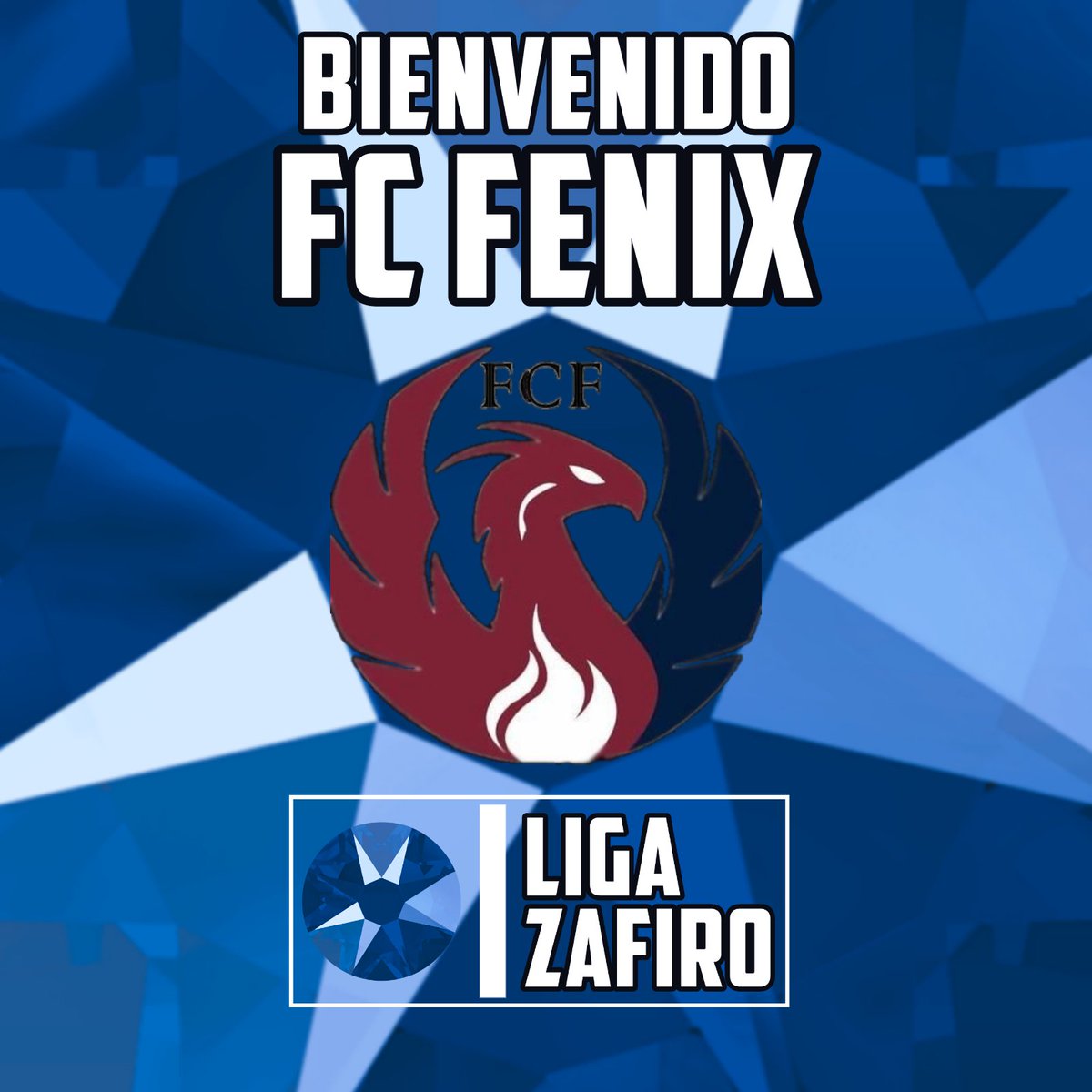 𝐖𝐄𝐋𝐂𝐎𝐌𝐄 🔥

<a href="/FCfenix_/">Fc Fénix 🦅🔥</a> primer club confirmado para la primera edición de la #LigaZafiro.