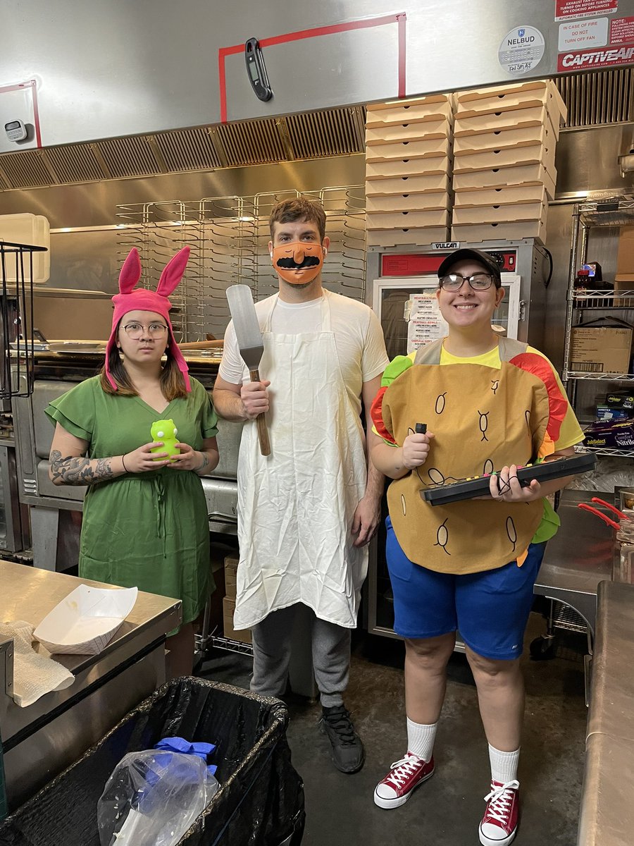 The Meatball Mafia (@mafiameatball) on Twitter photo Because we love <a href="/BobsBurgersFOX/">Bob's Burgers</a> happy Halloween!
Open until 8pm tonight
Text ahead order line (614)564-7251 Because we love <a href="/BobsBurgersFOX/">Bob's Burgers</a> happy Halloween!
Open until 8pm tonight
Text ahead order line (614)564-7251