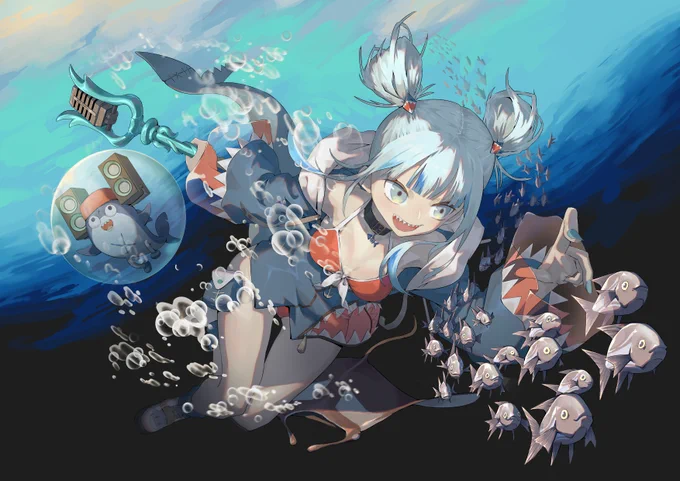 🦈🎤
#gwart
#gawrt 
#HololiveEN 
#hololivefanart 