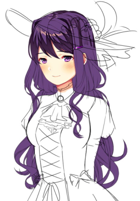 Yuri Good End - Doki Doki Blue Skies Mod by Stellasin on DeviantArt