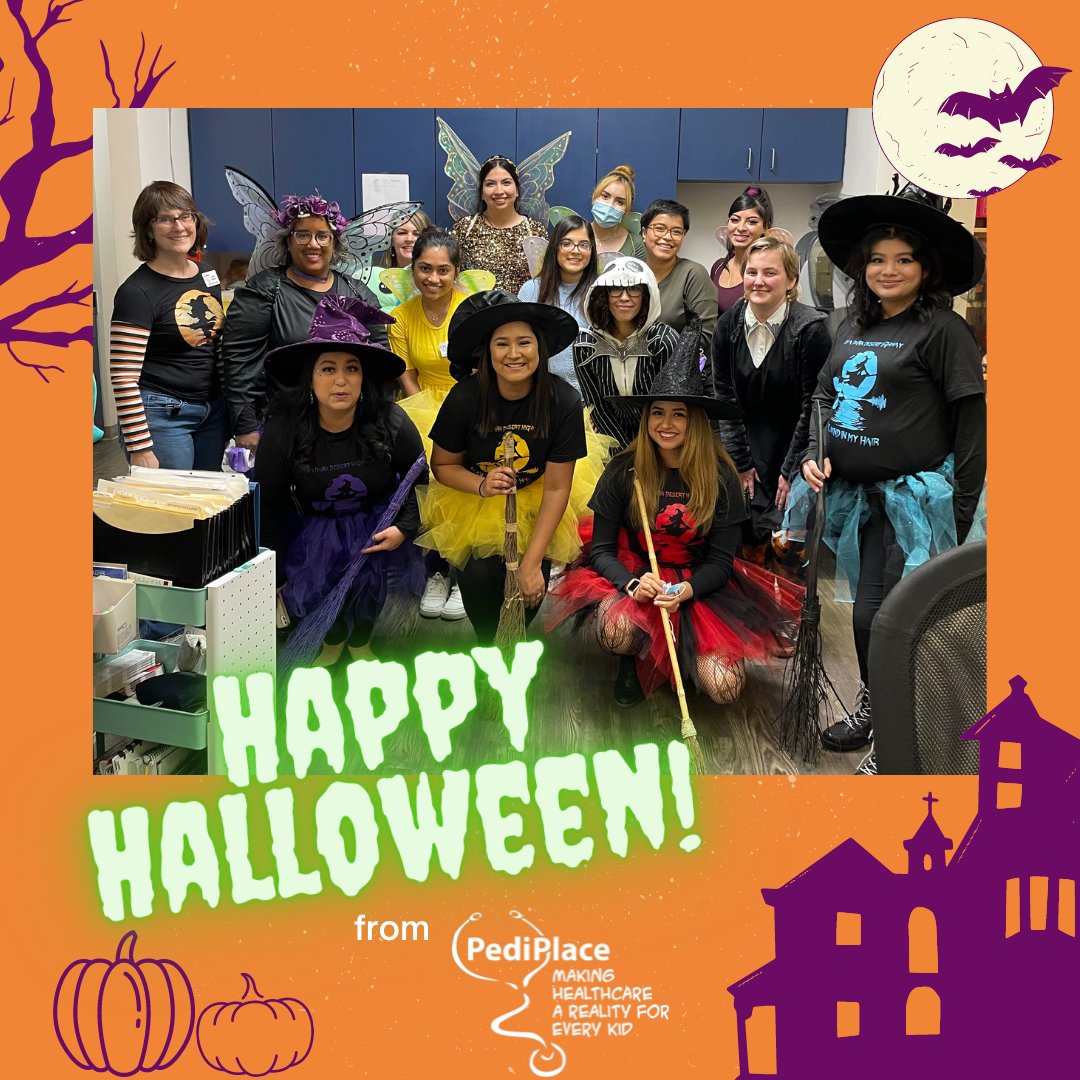 #HappyHalloween from all of us at PediPlace! We hope your day is filled with spooky fun! 🎃🍬