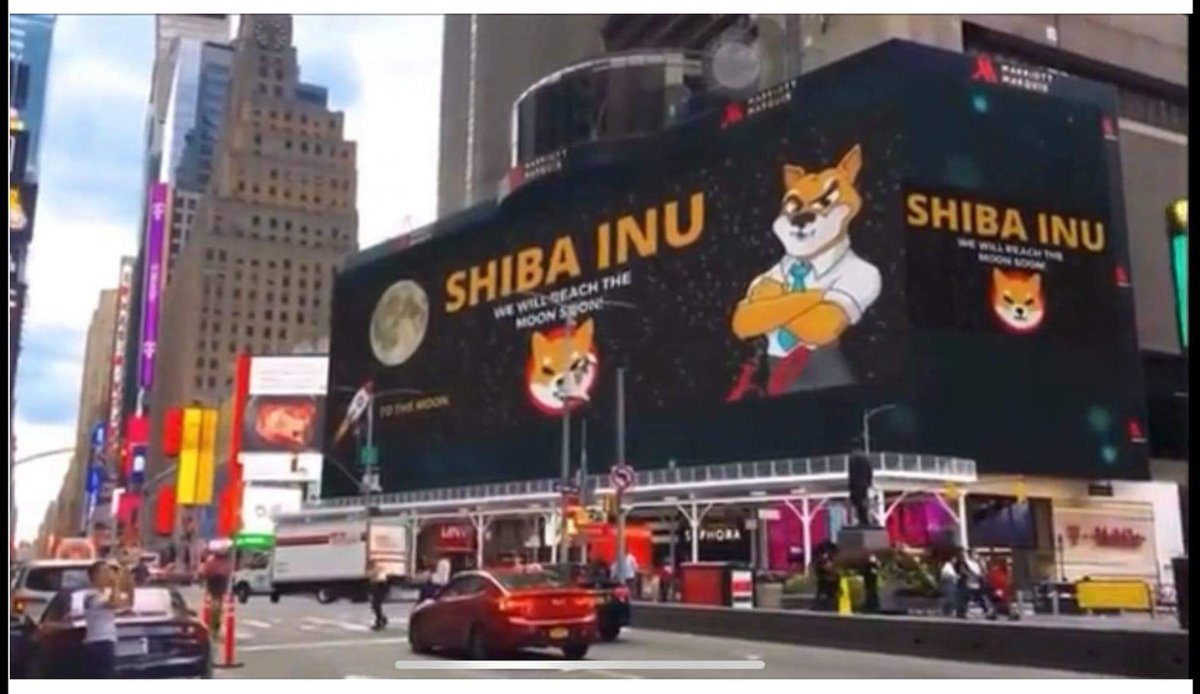 The irony of having $shib on a billboard in Times Square is that it is tough to buy $shib in some exchanges due to NY regulations. But, yes, New Yorkers can be in the #shibarmy too!