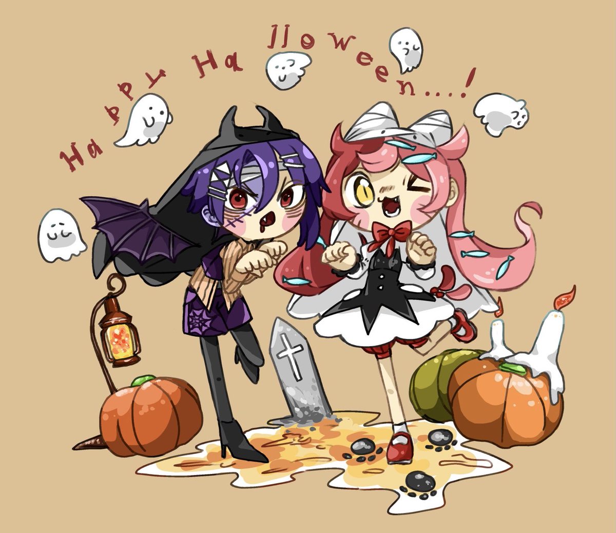 kasirano_nituke's tweet photo. 🎃happy Halloween🎃 https://t.co/77dtVnv6du