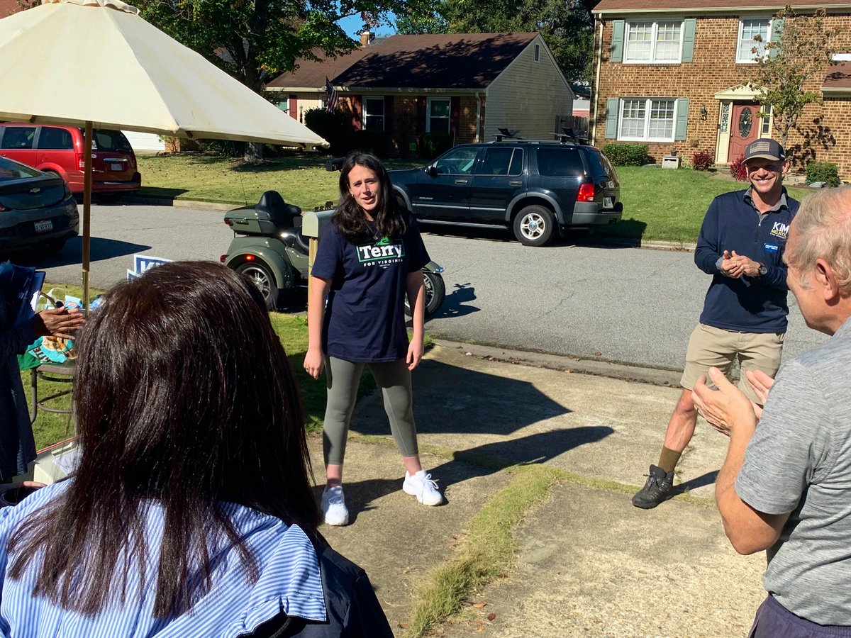 Sally McAuliffe (@sallysmcauliffe) on Twitter photo Great morning in Virginia Beach launching a canvass for future delegate <a href="/kimmelnyk/">Kim Melnyk</a> and the entire Democratic ticket! 2 days left, sleep when you’re dead!!! 💥🚀🎉 #GOTV #KeepVirginiaBlue Great morning in Virginia Beach launching a canvass for future delegate <a href="/kimmelnyk/">Kim Melnyk</a> and the entire Democratic ticket! 2 days left, sleep when you’re dead!!! 💥🚀🎉 #GOTV #KeepVirginiaBlue