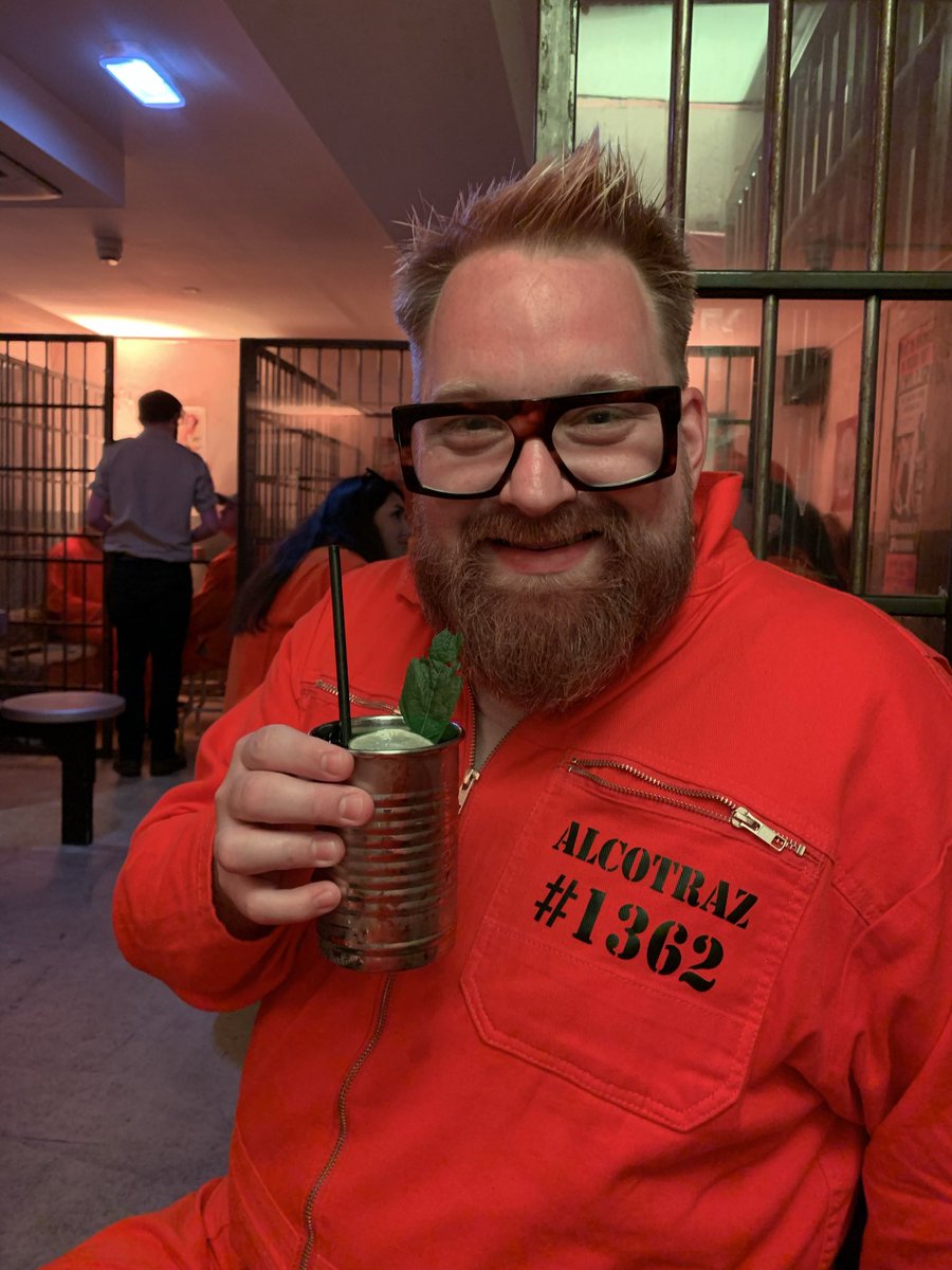 BearBackPod's tweet photo. Happy Halloween everyone! ๐
Weโve been real bad boys again, so had to spend the night in the clink!
#Alcotraz #HappyHalloween #Halloween https://t.co/MbrUo2LfC4