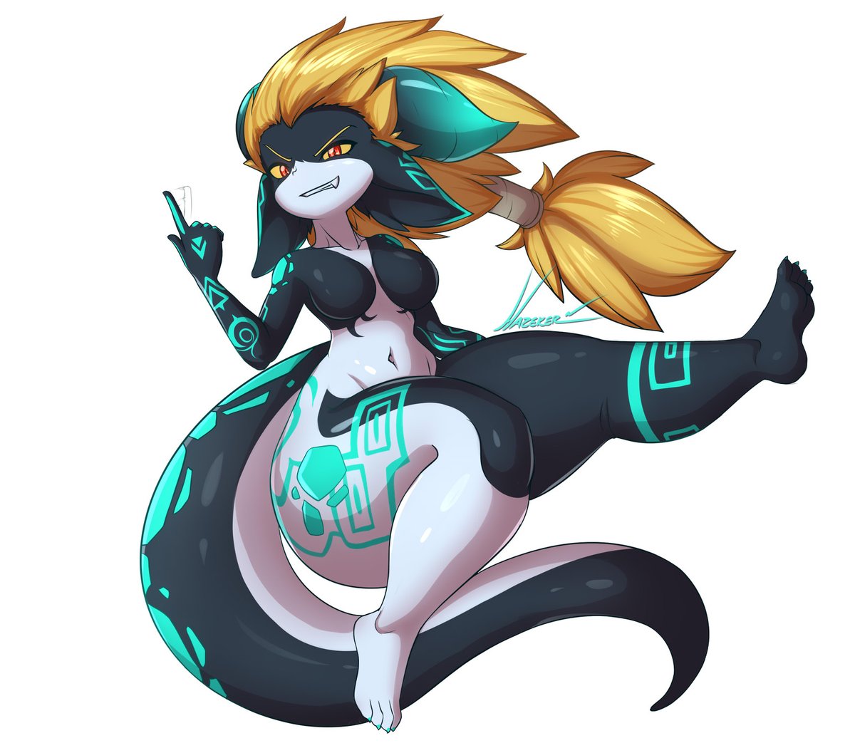 8. Midna and Ruuji fused for Halloween!Enjoy. pic.twitter.com/IPRXLMJGPH. 