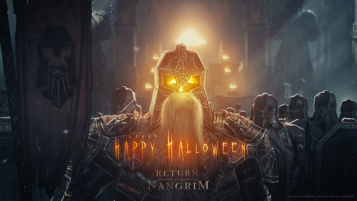 Sycoforge's tweet image. Happy #Halloween from the Forge! 🎃🎮🏔️⛏️🕷️💎⚒️🧟🧟♂️🧟♀️Don't forget to check @ReturnToNangrim 's Halloween update on @Steam! Only a few hours left! #indiedev #gamedev #indiegaming #fantasy #dwarves