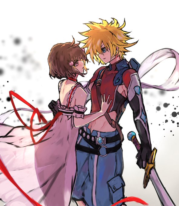 初めてやったPSPのゲームはTOD2やったのを思い出して描いた 