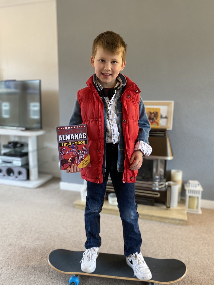 mazzamossa's tweet photo. @OhioTitan @MAllen132  Scottish Marty Mcfly for Halloween. Kids looks awesome. https://t.co/DXgsgqC8Al