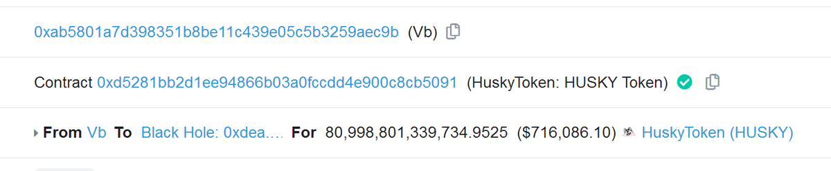 Husky Token tweet media
