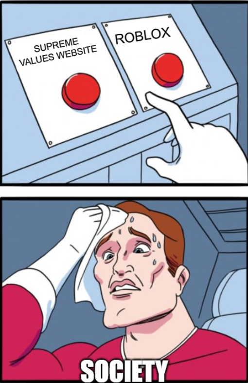 SupremeVaIues's tweet image. #robloxshutdown #supremevalues