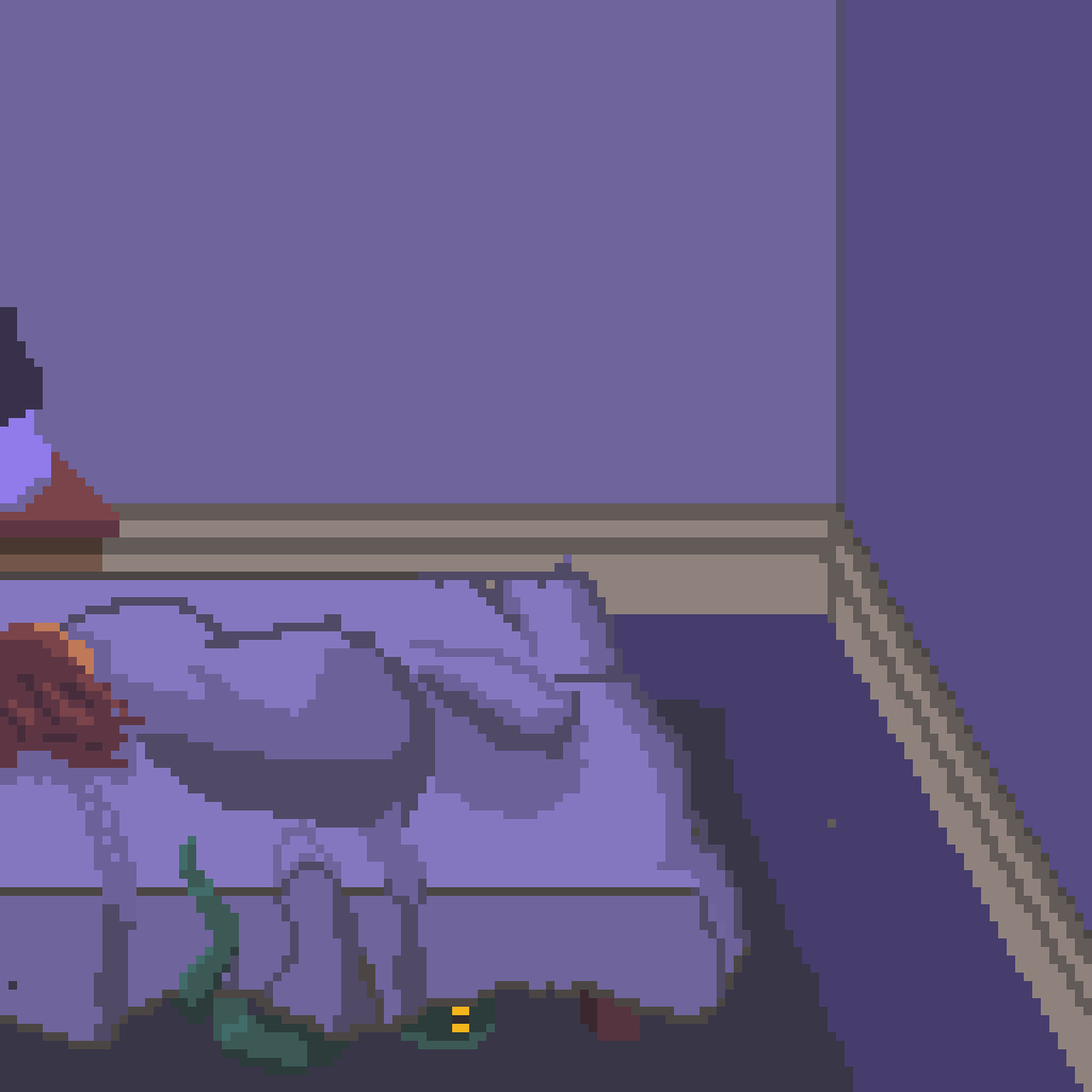UnfundedEmu's tweet photo. Spooky #monsterunderthebed for #pixel_dailies.

@Pixel_Dailies #pixelart #Halloween https://t.co/Yjyme2D7Lg