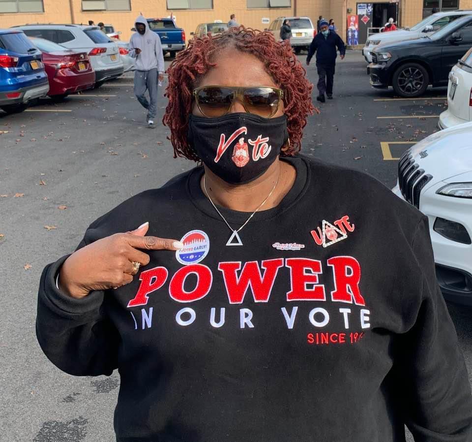 NJSocActionDST's tweet photo. We're taking our souls to the polls today! Go vote! https://t.co/sls2KmSOh3
