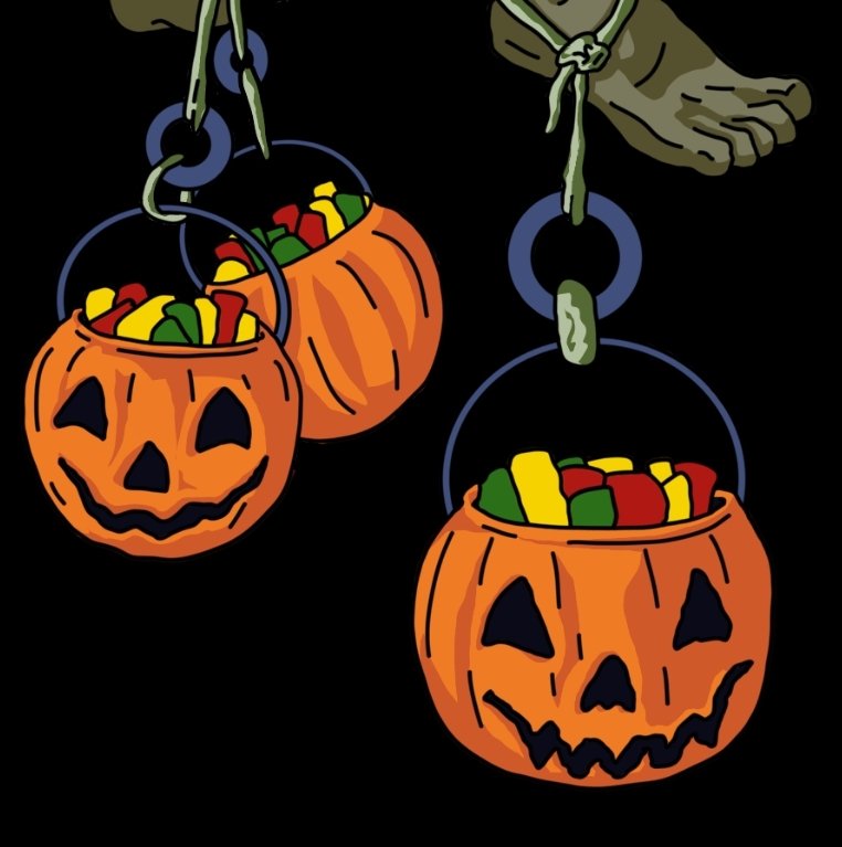 320ill's tweet image. Excited to finish my #inktober series today! Check out the full set on Instagram: @320illustrations 

#inktober2021 #halloween2021 #pumpkins #candy #TrickOrTreat #spooky #scary #hang #Halloweenart #digitalart #drawing #illustration