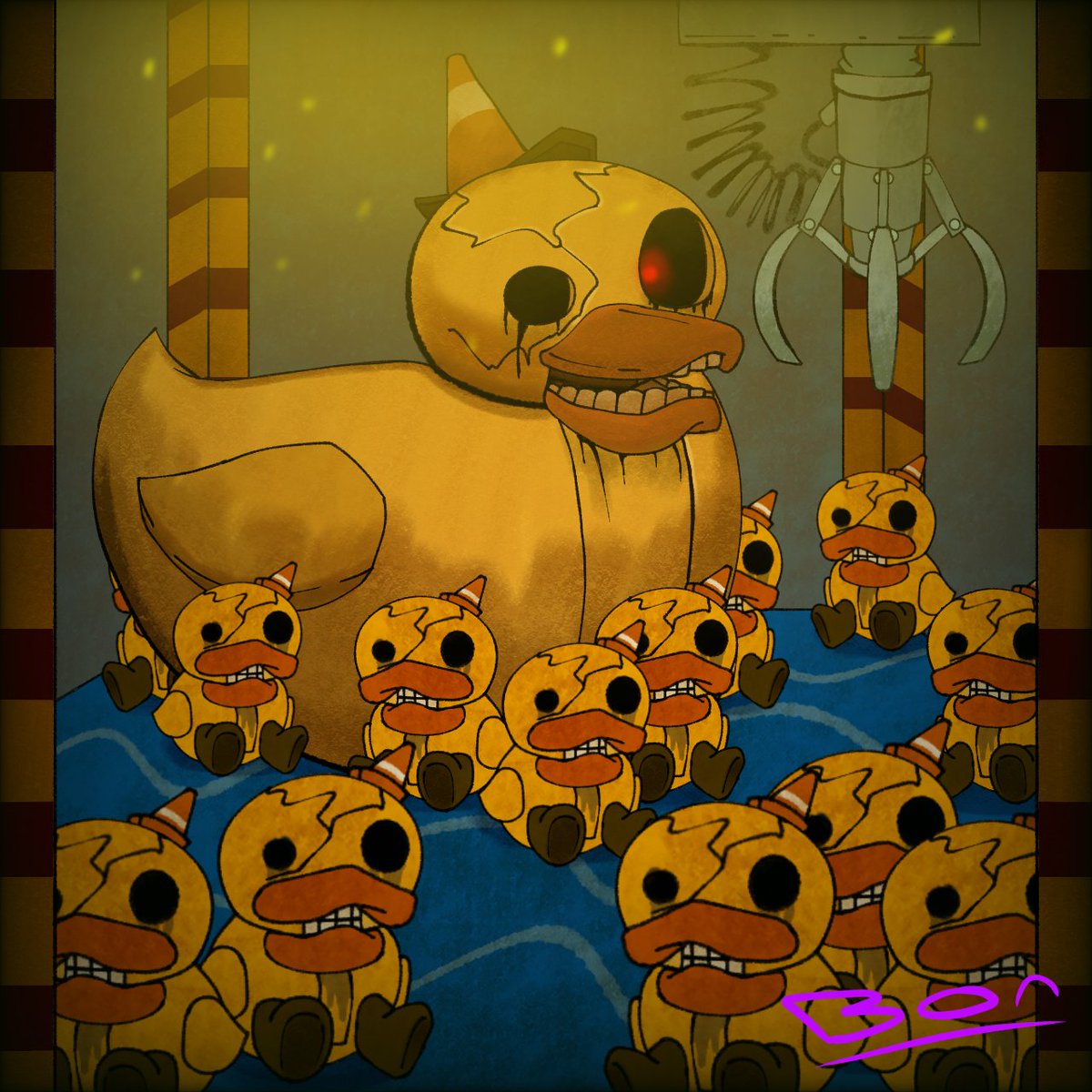 BonAnimates's tweet photo. dread duckies in a claw machine
#darkdeception #darkdeceptionchapter3 #dreadducky #digitalart #ducks https://t.co/NvOdW55N9M