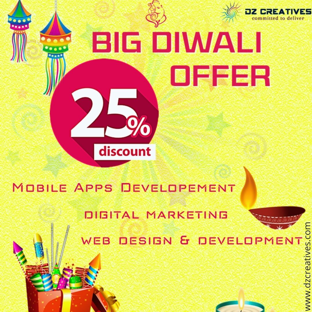 DZ_Creatives's tweet photo. Diwali Festive offer @ flat 25% discount on Digital Marketing Services
If you have any enquery, Let us connect at +91-9891015349 or mail us at connectus@dzcreatives.com
#diwalioffer #dzcreatives #smsmsrketing #bulksms #smo #godigital #digital #onlinemarketing #webdevelopment https://t.co/yv9sfUqPih
