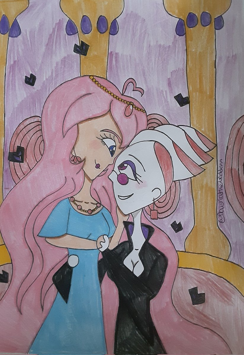 Doveria1's tweet photo. A pair of lovers together under the full moon in a pumpkin patch and in a ballroom with portals leading to worlds of horrors...
Happy Halloween everyone!
#Vinylween #nostraightroads #nsr #nsroc #artemis #olive #nsrkliff #nsrtatiana https://t.co/I2qI7AxxtE