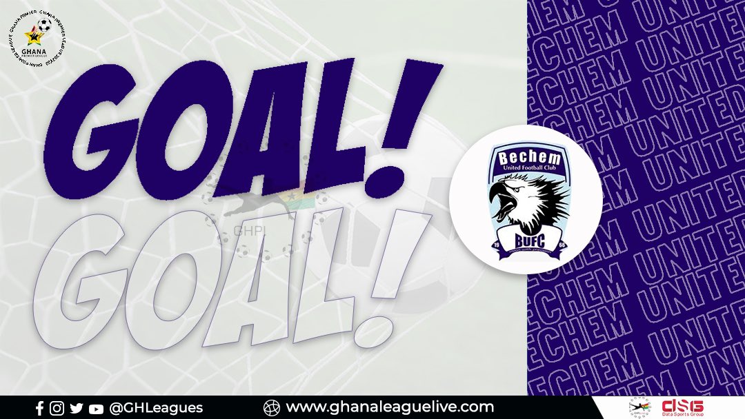 GHLeagues's tweet photo. Goal in Bechem: 

Augustine Okrah with a late 4th for the hunters. 

Bechem 4️⃣ 
Medeama 0️⃣ https://t.co/Irrx65tQT6