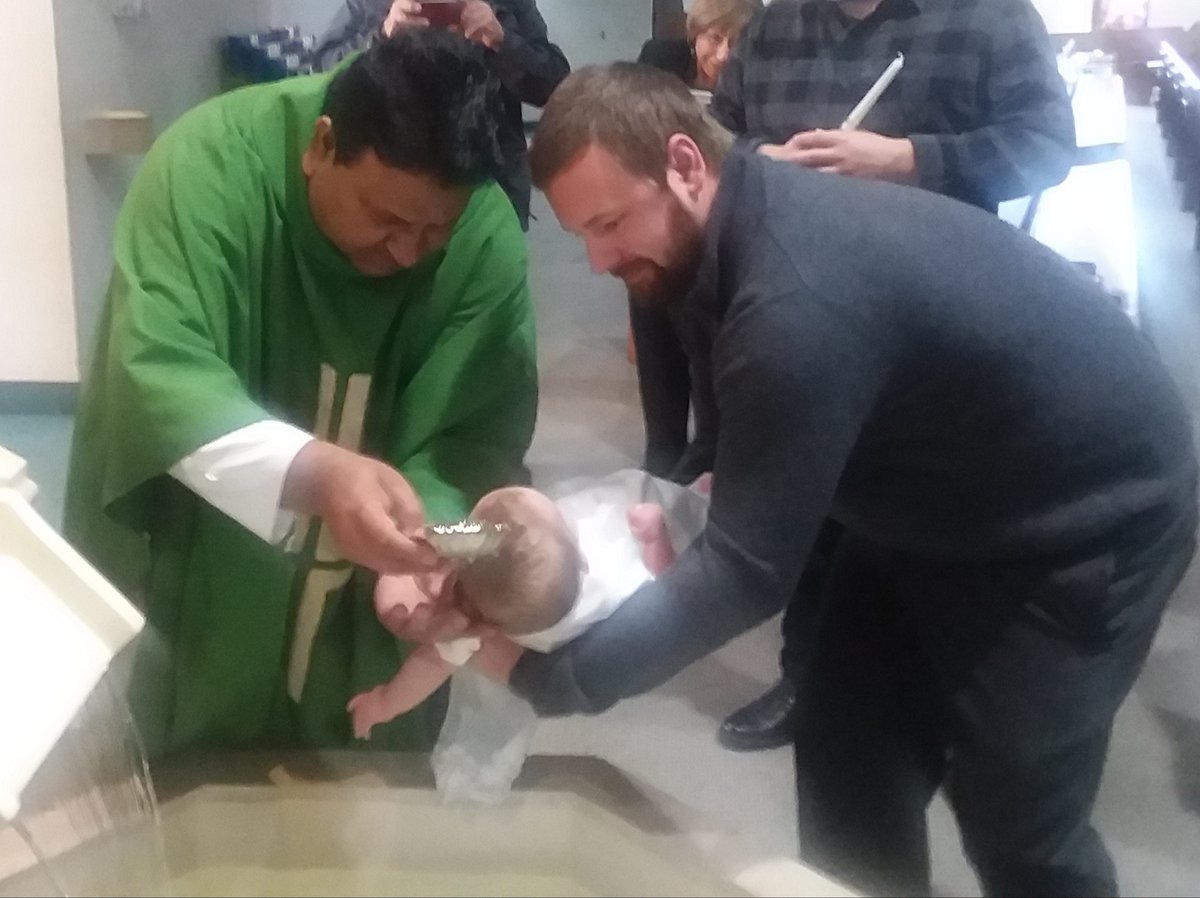 StMaryJoy's tweet photo. Congratulations to Nicole and Garrett on the baptism of their daughter Bianca! 
#StMaryCOOJ https://t.co/H4AfgkHLTp