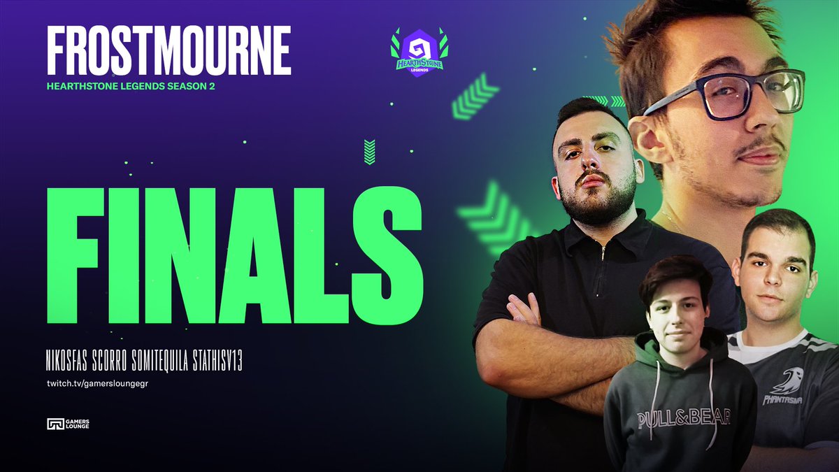 HSLegends_gr's tweet photo. HSL: Frostmourne Finals starts now! Tune in here: https://t.co/sHD2GPkRE0 https://t.co/ySM1gjotfd