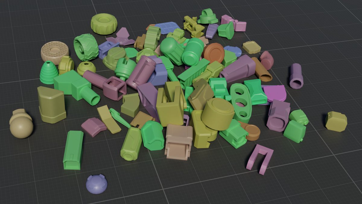 proxima_3d's tweet image. A collection of 80 various parts, designed to build mechas, robots, futuristic vehicles, buildings, machines, weapons...
Great for concept art, iterative design etc.

cgtrader.com/products/mecha…