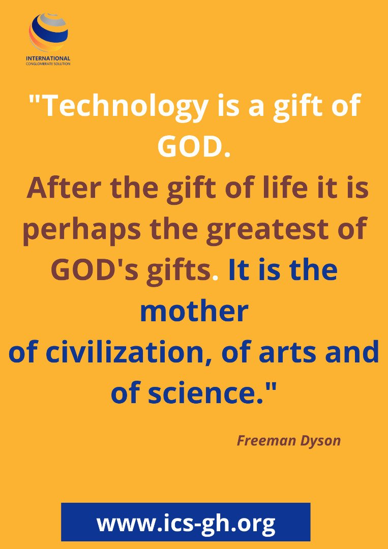 ICS_ltd_'s tweet photo. Technology is a gift of God
#ICSTechSolutions
#technology
#thefuture https://t.co/9ig7d1zJig