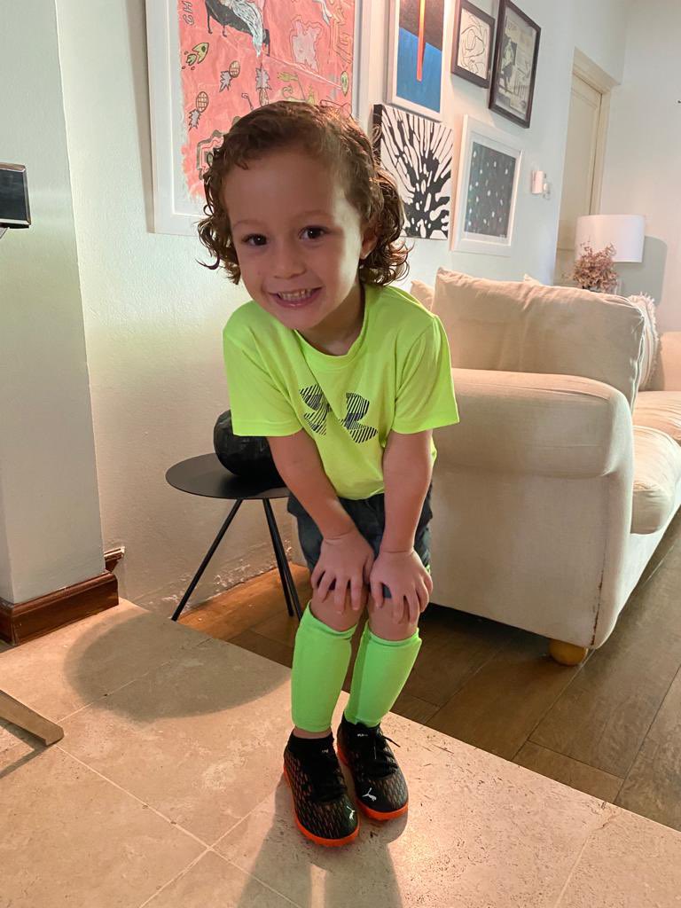 judzlanimac's tweet photo. This little baller has started lessons at a club now! From this 2018 to 2021 #JamaicanBoy🇯🇲 #MyGrandson #JudysToddler #MiniTroublemekka #Balla #AlmostFour https://t.co/qXbeXs1aaN