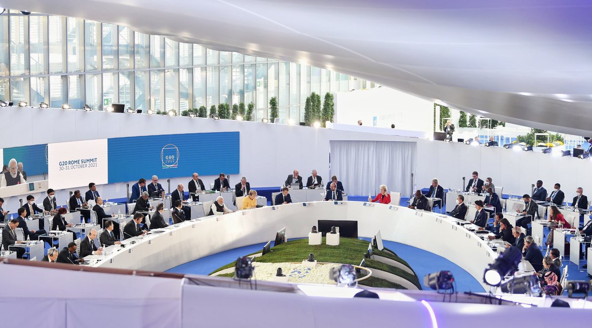 airnewsalerts's tweet photo. #G20Summit in Rome concluded with the leaders adopting the #RomeDeclaration. https://t.co/htfq4NMF21