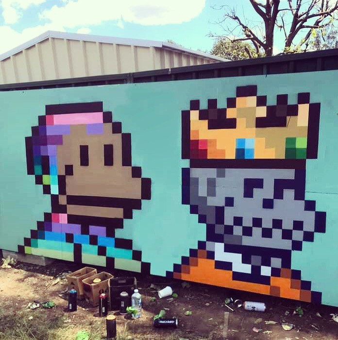 #solana #SolanaNFT #SolanaNFTs <a href="/SolanaNews/">UselessCrypto</a> <a href="/daily_solana/">SolanaDaily</a> <a href="/SolanaNFT/">Hello Solana</a> <a href="/SOLBigBrain/">S◎L Big Brain</a> <a href="/gaius1337/">Gaius🌿📚🪶</a> <a href="/holaplex/">Holaplex</a> <a href="/sainteclectic/">The Saint Eclectic</a> <a href="/Pixeltoy/">Pixeltoy.sol 🇦🇺</a> <a href="/MonkeDAO/">MonkeDAO🍌</a> 
Big shout out to <a href="/SolanaMBS/">Solana Monkey Business</a>. A joy to paint the monkeys🐒
Thoughts on what I should paint next? 🤔
#art #pixelart #brosey