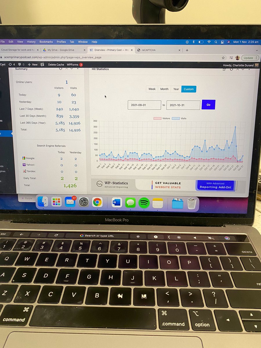 char_durand's tweet photo. Just doing some back end website maintenance for #PrimaryCastPodcast - can you guess what day the exam was? 😂 So stoked that people are actually using the website 🥰🥳
https://t.co/NS4iHwXsCg
#acemprimary #FOAMed #meded https://t.co/J96THuPkHU