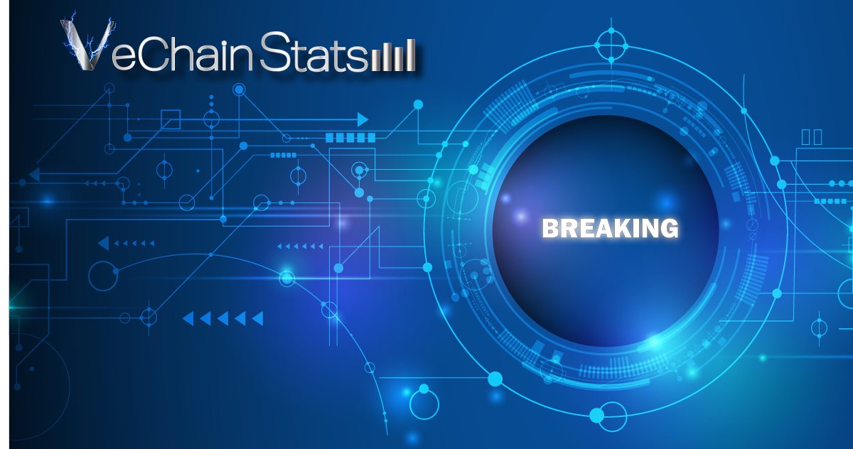 VeChainStats's tweet photo. We are more than proud to announce/reveal that VeChain Stats is 1 of the 101  #VeChain Authority Nodes. As a community project, we are honored to be a trusted block producer! #PoA2 #letsgo #VeFam $VET $VTHO https://t.co/JrZoo6SUTB