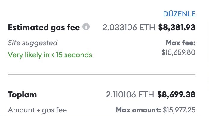 GasTrackerETH's tweet photo. Follow us, don’t see high fee prices!
#gasfee #Metamask #Ethereum #nft https://t.co/NZxtLbAv5y