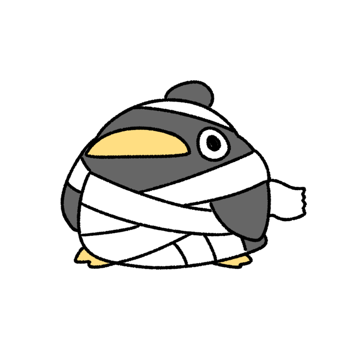 「penguin simple background」 illustration images(Popular)