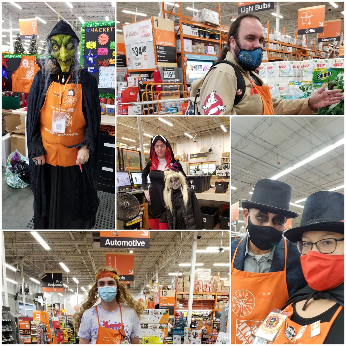 JuanitaSebesty1's tweet photo. 0953 Celebrating the last day of Homerween....and oh my goodness did we have a great turnout! Happy Halloween from Store 0953! https://t.co/2o2Wyg3lRx
