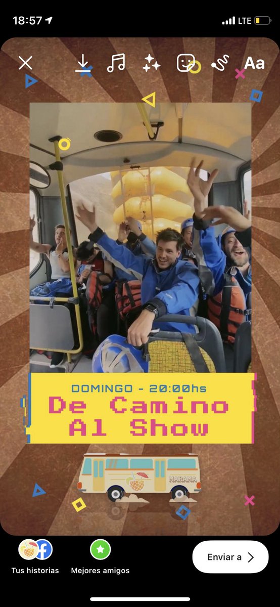 Marama_Oficial's tweet photo. #DeCaminoAlShow nivel de manija acaba de subir al maximo 🤯🍹 https://t.co/5Eme9fjgyx
