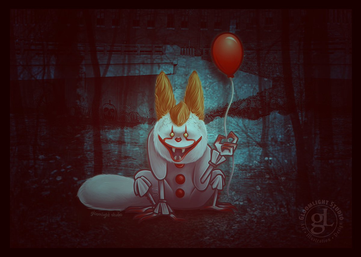 TheGloomlight's tweet photo. Happy Halloween! 🎈

Swag version is up on Teepublic and Redbubble!

https://t.co/jL0uYzgwOm

#starwars #pennywise #it #lothcat #stephenking #horror #rebels #HappyHalloween2021 #halloween https://t.co/qKtCg7hldZ