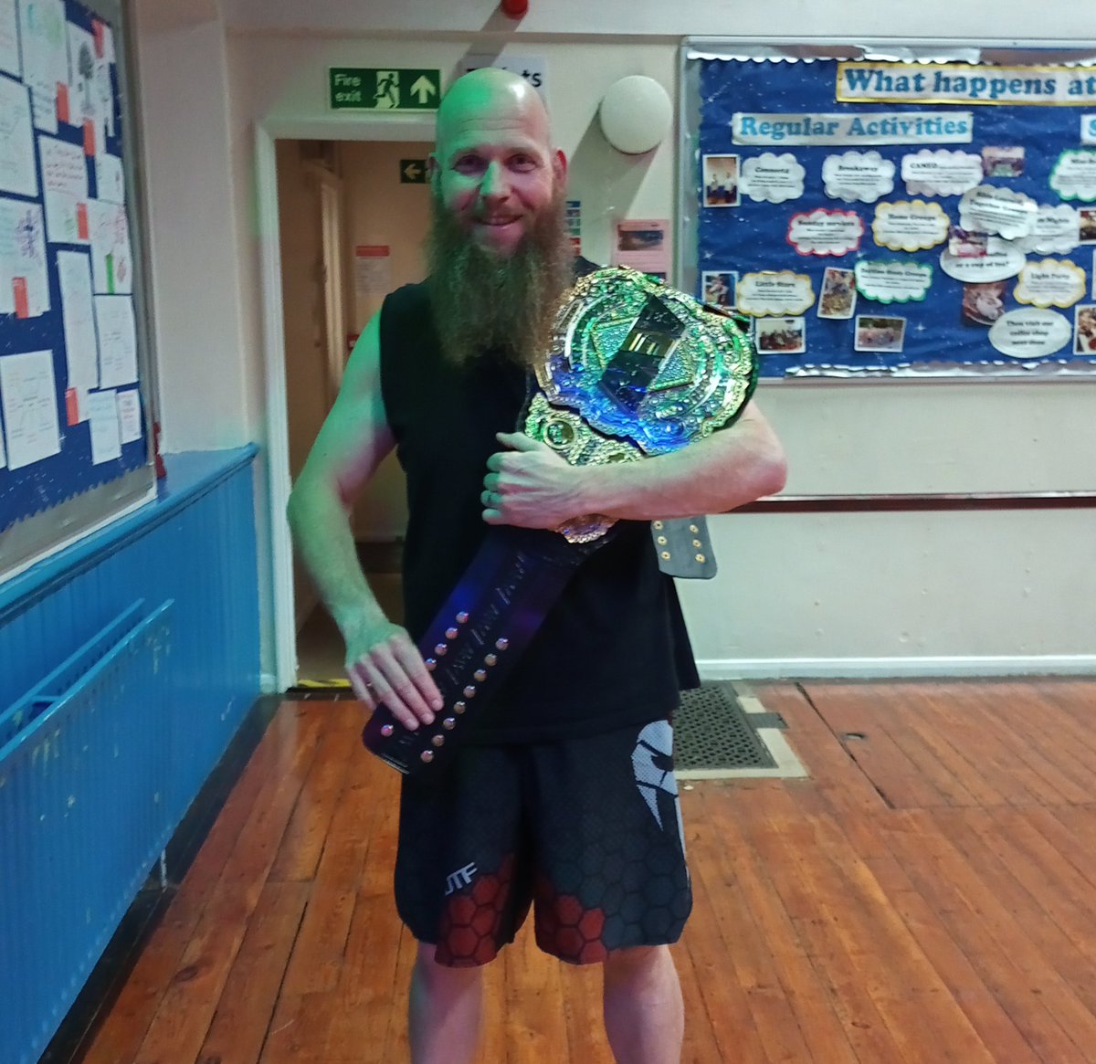 Finish_Stronger's tweet photo. We attract some pretty hardcore wrestling fans to our weekly #DDPY class... But even if you don't know the difference between a coffin drop and an orange punch, you'll get a great workout! Message for availability 💪

#aew #ddpyoga #ddpyuk #rochester #kent #medway #wrestling https://t.co/xfo5cqF7FG