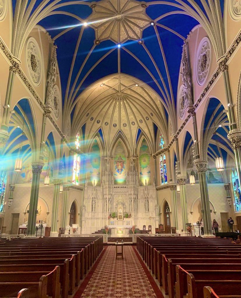 RichRaho's tweet photo. Undoubtedly one of the most beautiful churches in the @archchicago. #PlacestoPray 🙏@StAlphonsusChgo https://t.co/CjzdXOWxGB