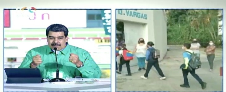 mineducacion_ve's tweet photo. Pdte. @NicolasMaduro: Tendremos clases continuas hasta mediados de noviembre. @_LaAvanzadora #VenezuelaTierraDeGracia https://t.co/MdFKsyx3SH