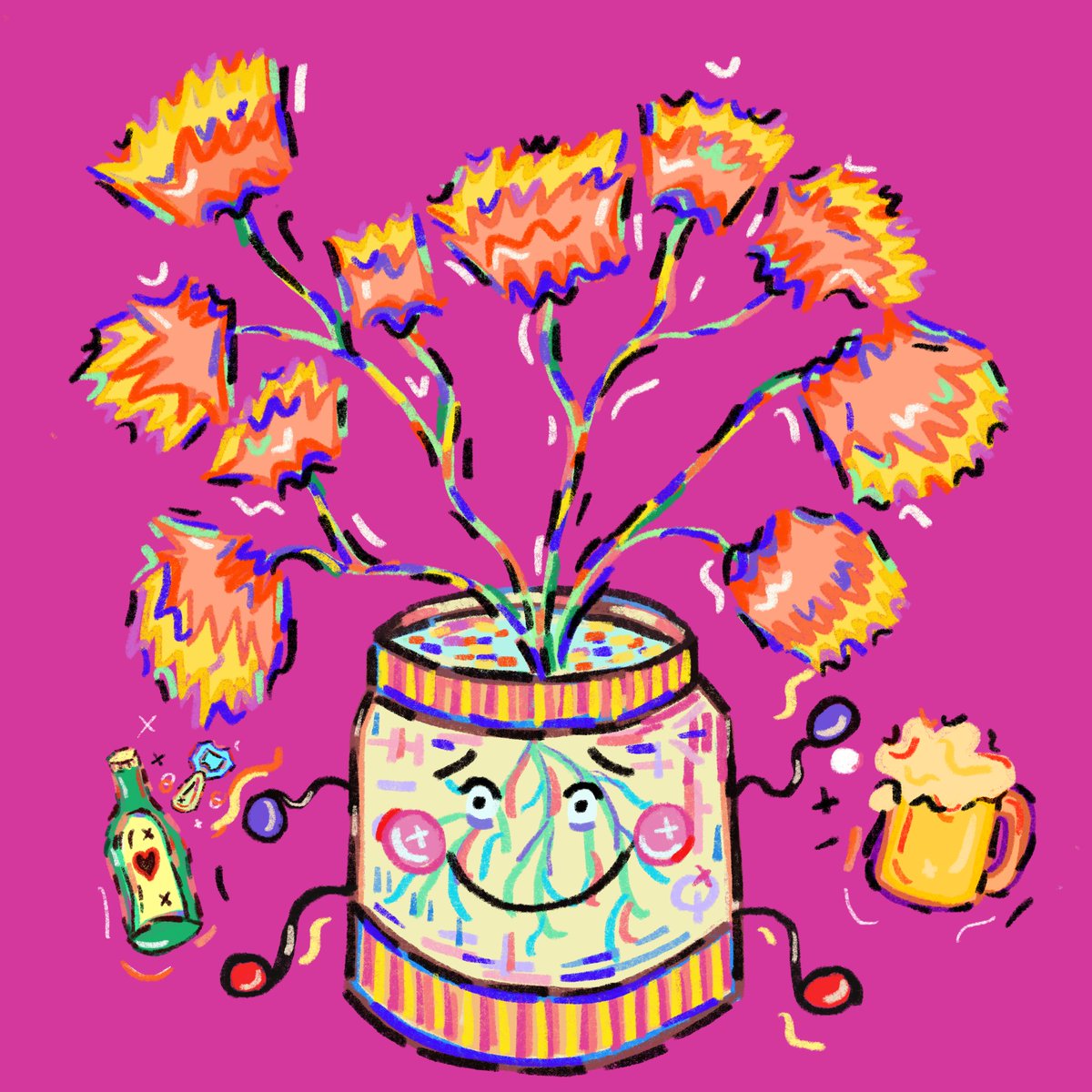 Hi! It's my character design on NFT !💖
🍻🌼Tiny tiny flower X Polygon🌼🍻
+My flower Available on POLYGON+

📍START 0.004 ETH
🚨Let choose your flower!
opensea.io/collection/tin…

#NFTCommunity #Nftcollector #NFTs #NFTartists #NFTTHAILAND #nftart #NFTdrop #OpenSeaNFT #NFTpolygon